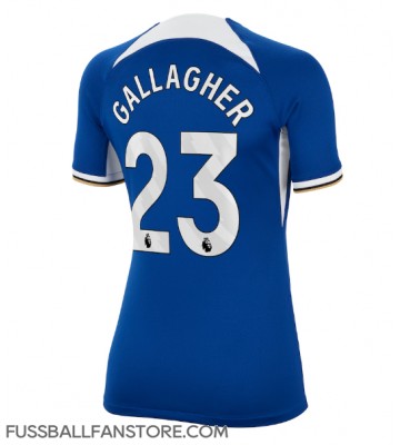 Chelsea Conor Gallagher #23 Replik Heimtrikot Damen 2023-24 Kurzarm